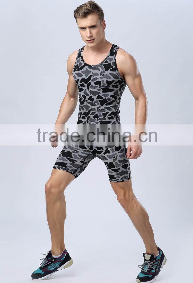 2016 new fashion Men Sports Compression leggings Under Baselayer Short Pants