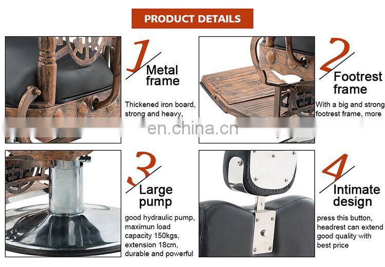 sillon barbero heavy duty barber chair hydraulic pump wholesale beauty salon furniture