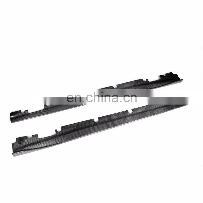 Car Carbon Side Bumper Skirts For Mercedes Ben z W117 C117 CLA250 4D