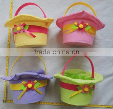 bunny buket for kids decorated Gift Baskets For Easter