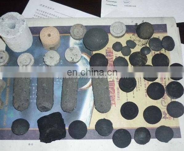 High capacity coal dust briquette making machine