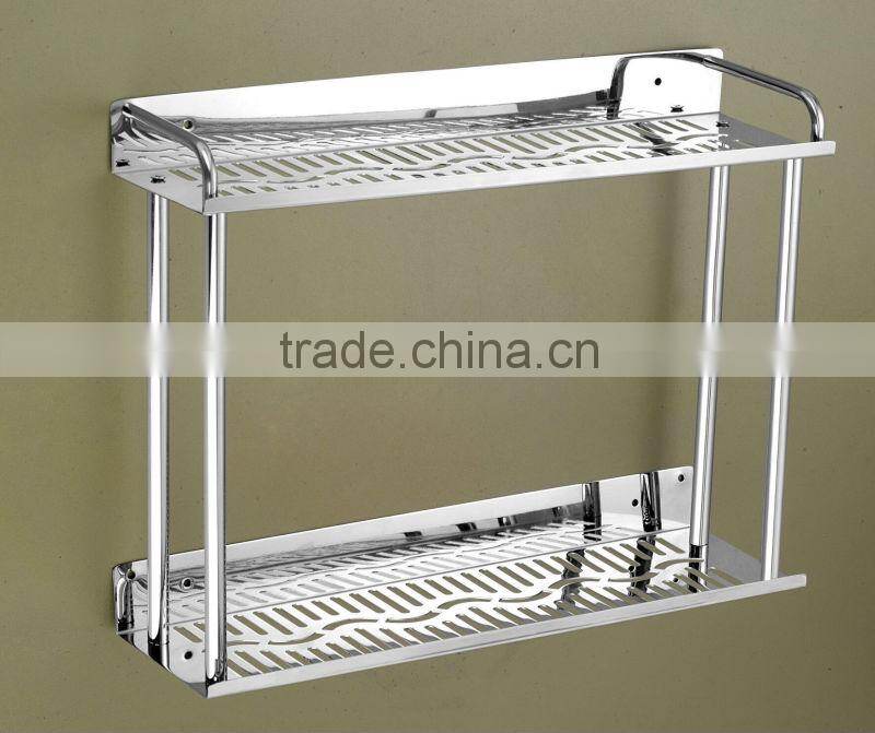 WESDA 2014 modern design high quality stainless steel kitchen wall shelf