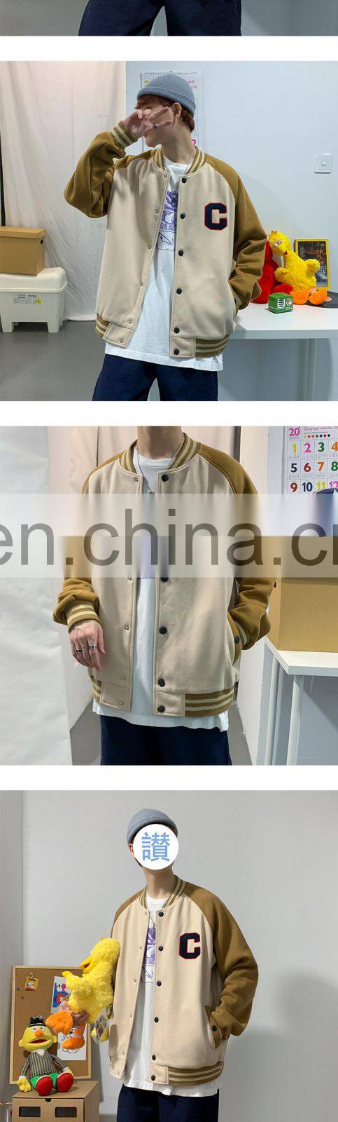 New year Christmas embroidered Mens Clothing Satin Coat Custom BomberJackets Zip Up winter Jacket