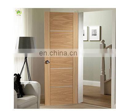 Cheap commercial dark modern flush prehung internal solid core interior office simple design wood doors