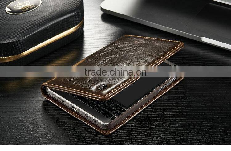 for Blackberry Passport 2 case, book style leather flip case for Blackberry Passport 2