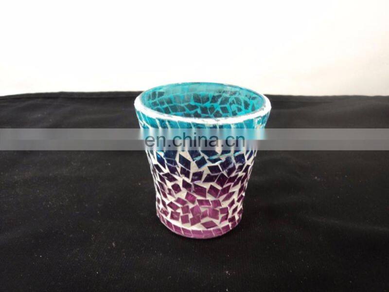 glass votive tea light candle