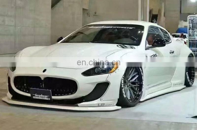 Runde Newest For Maserati GT GTS Modified LB wide body large Body Kit Front Bumper Front Lip Rear Lip Fender Wheel Eyebrow