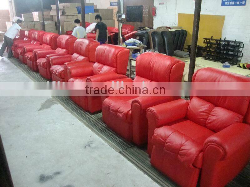 AK-C03A genuine electric leather recliner chairs