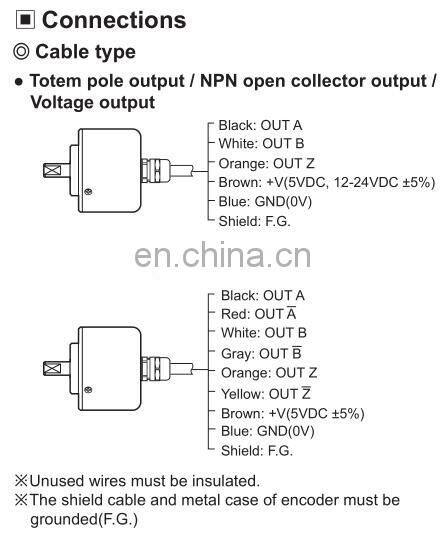 E50S8-600-3-T-24 600ppr push-pull 8mm solid shaft encoder