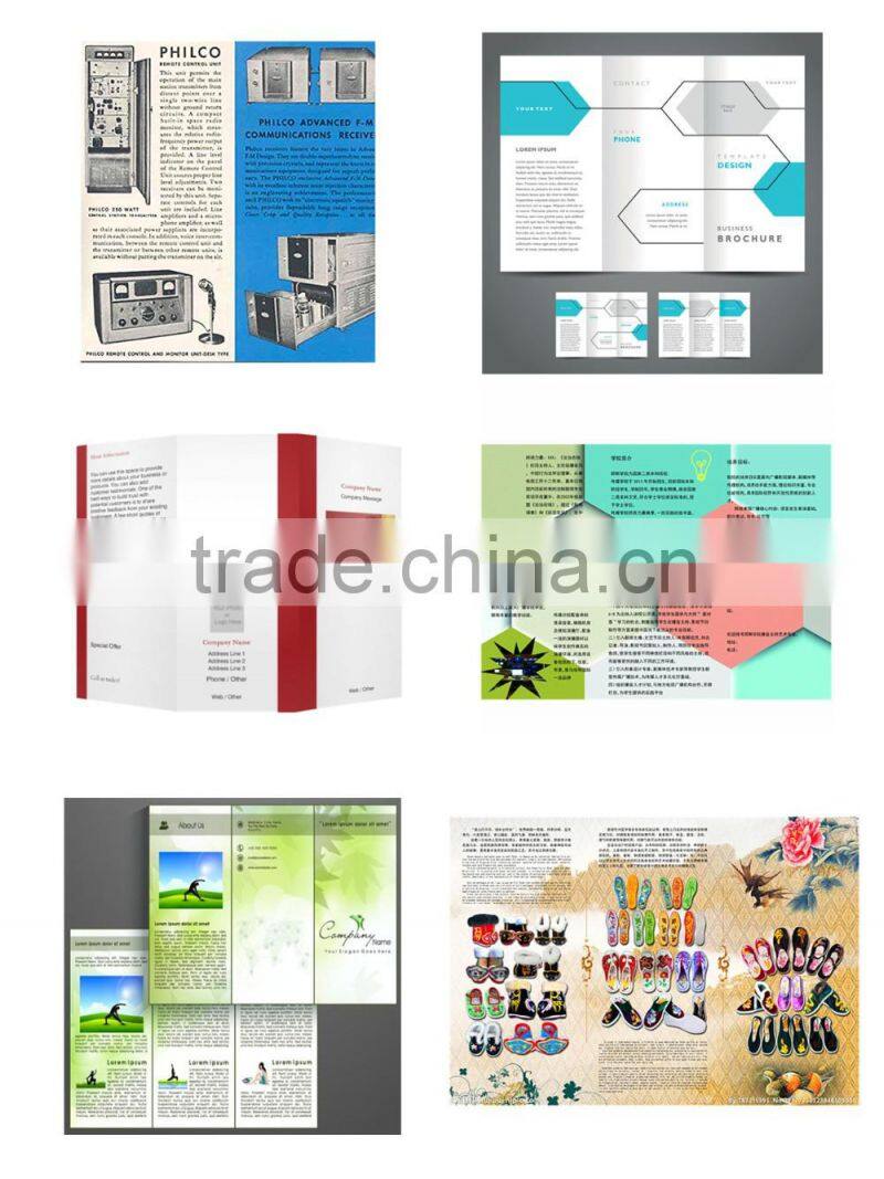 Custom leaflet printing booklet printing manufacturer China (mainland)