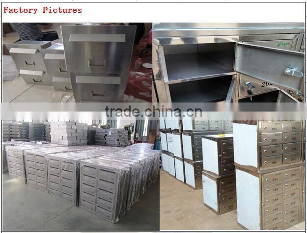 Wall mounted Stainless Steel Outdoor Letter Boxes