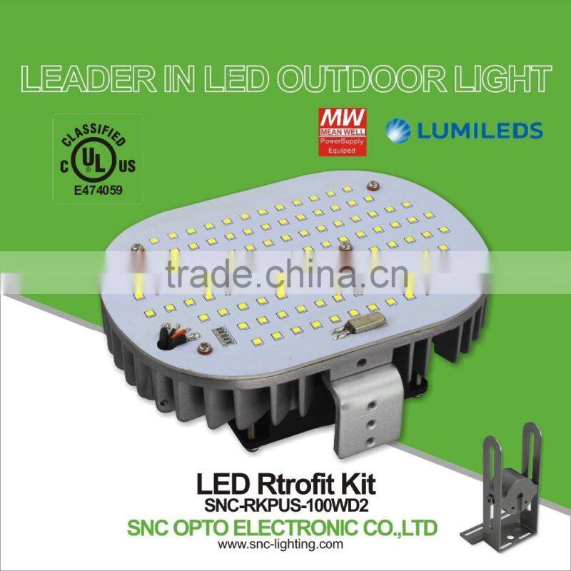 SNC LUMILEDS Temperature Control UL cUL LED Retrofit Kit 100W for parking lot lighting