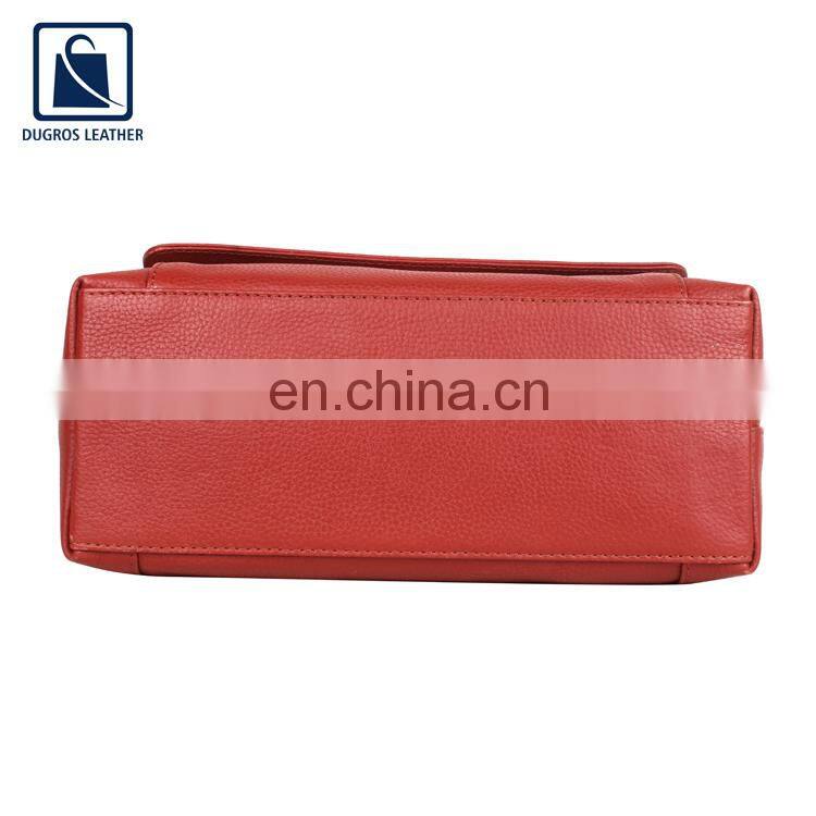 Fashion Style Chairman Lining Luxury Pattern Genuine Leather Handbag for Women