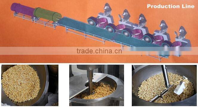 Popcorn Application and New Condition industrial popcorn making machine
