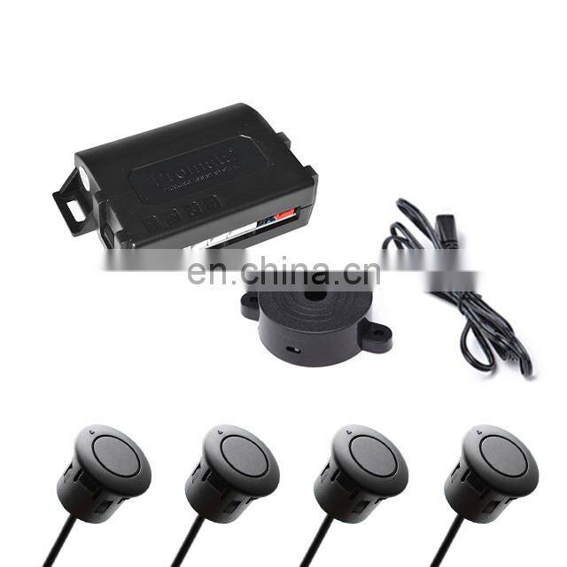 Car alarms 12V auto rear parking sensor system backup radar reversing aid with 4 sensors universal for vehicles