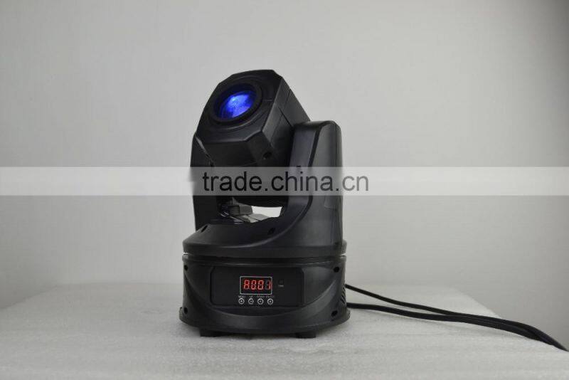 New LED Mini Moving Head Spot Light 12W with Manual focus and Half-color effect