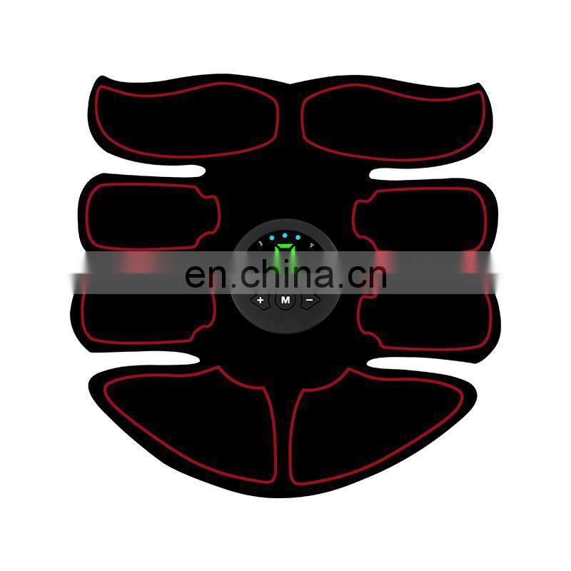EMS Muscle Stimulator abs Abdominal Muscle Toner Body Fitness Shaping Massage Patch Sliming Trainer