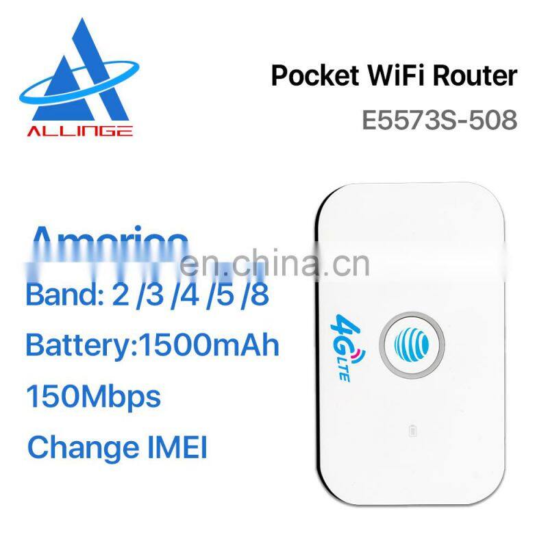 ALLINGE MDZ176 Unlocked E5885 Pocket Wifi Router 4G VPN Wireless Router with Sim Card Support RJ45 Port
