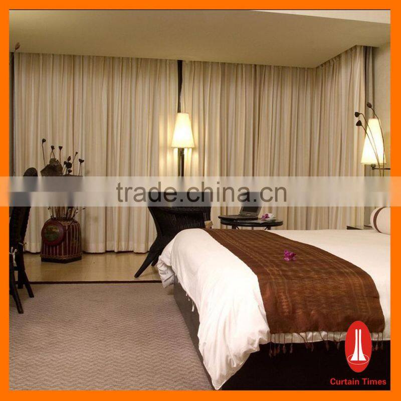 Luxury automation hotel curtain/ elegant curtain for hotel project