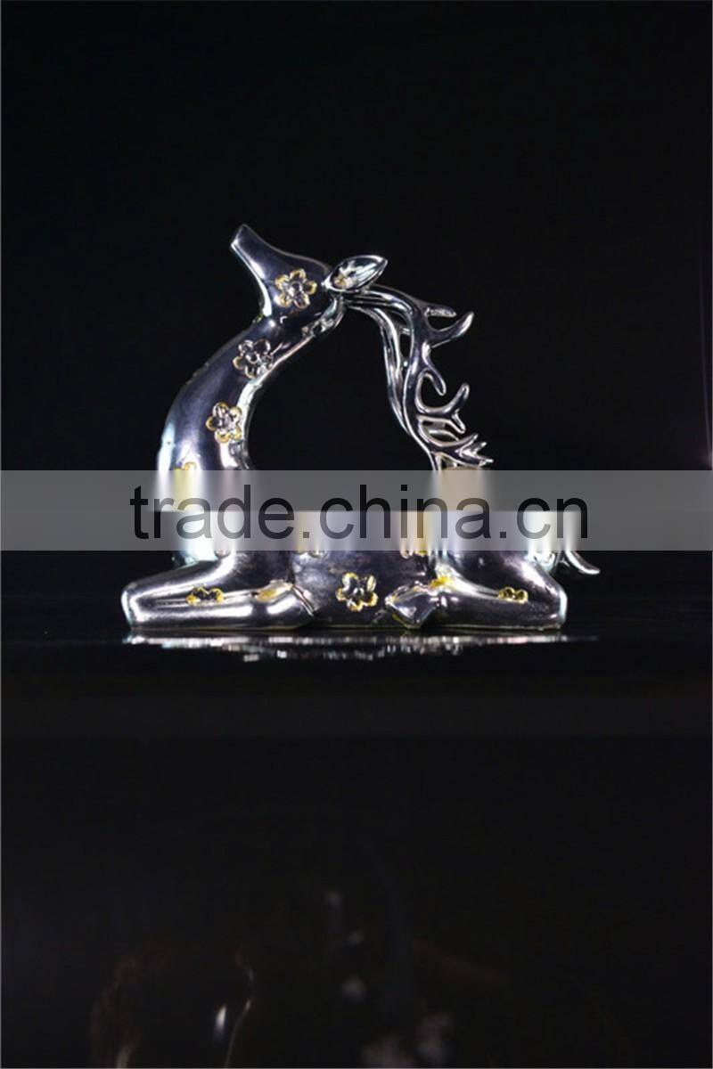 Deer Aircraft Decoration Sculpture Modern Statue Architectural Model monument souvenir