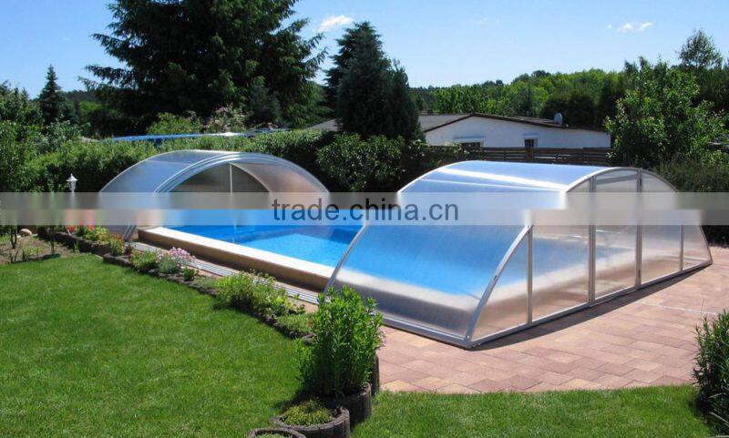 2016 Fashion swimming pool telescopic cover