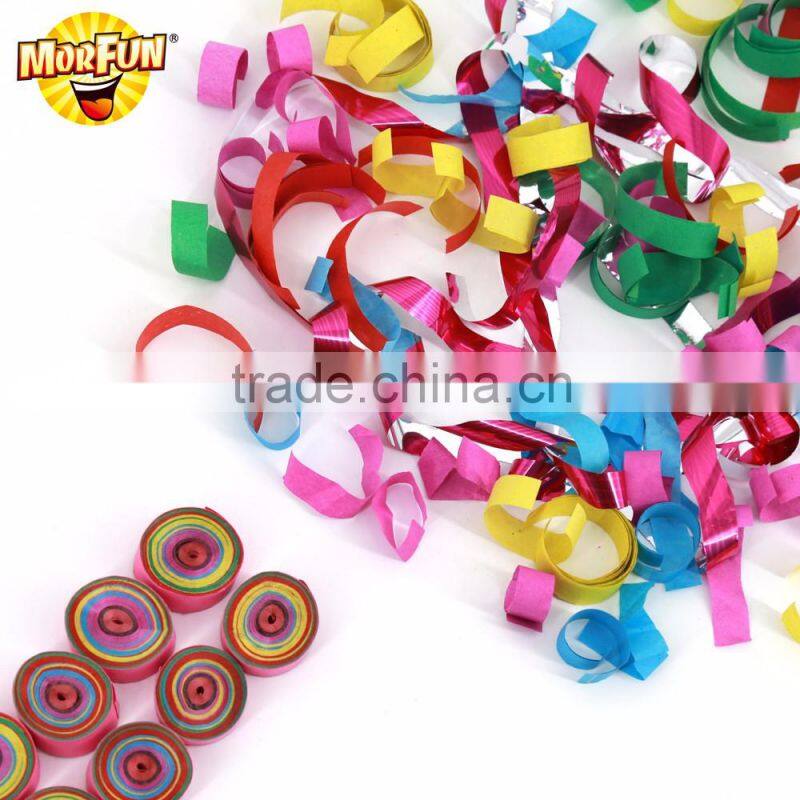 Party Favor Handheld Biodegradable Confetti Cannon with Paper Streamers