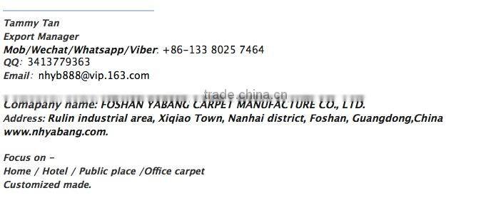 Fashion Design Living Room Polyester Antiflaming 3d Shaggy Tapis Carpets YB-A013