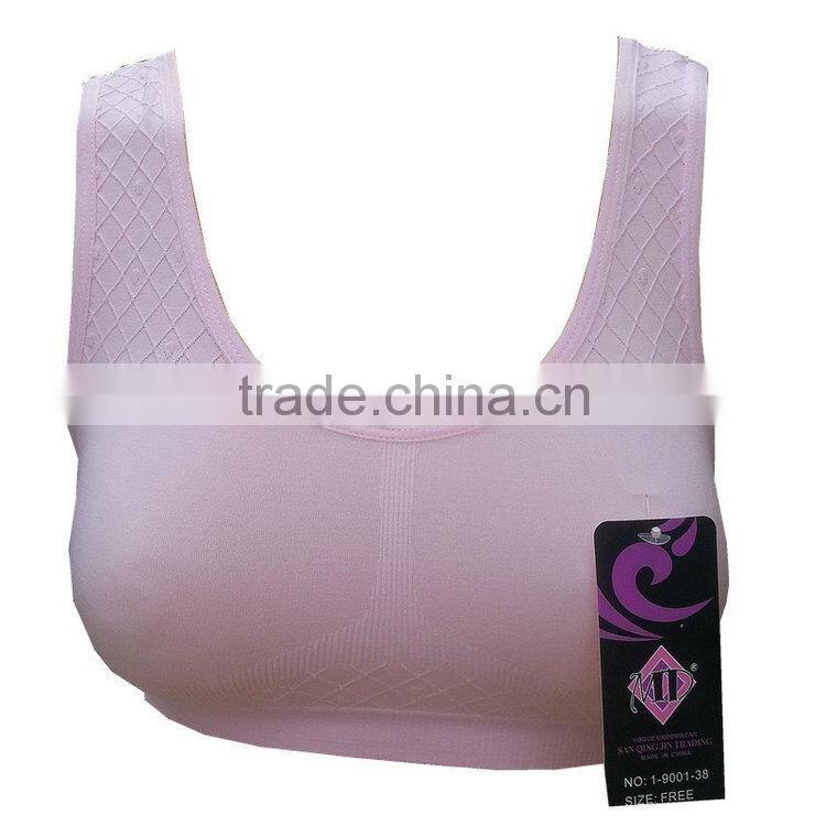 0.92USD M-XXXL Sports Bra For High Quality Big Size Push Up Cotton Sports Bras/Underwear (gdydwx003)