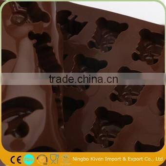 Candy Molds Ice Cube Tray- 24 Cavity Animal Shaped-Silicone Chocolate Molds - Fun, Toy Kids Set