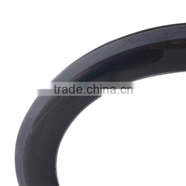 New full Carbon rim for road bike is available 20"clincher basalt 3k glossy
