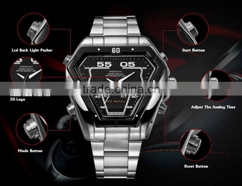 Man Fashion Wrist Men Women Lady Unisex Automatic Mechanical Date Stainless Steel Case Band Brand Watch China Made