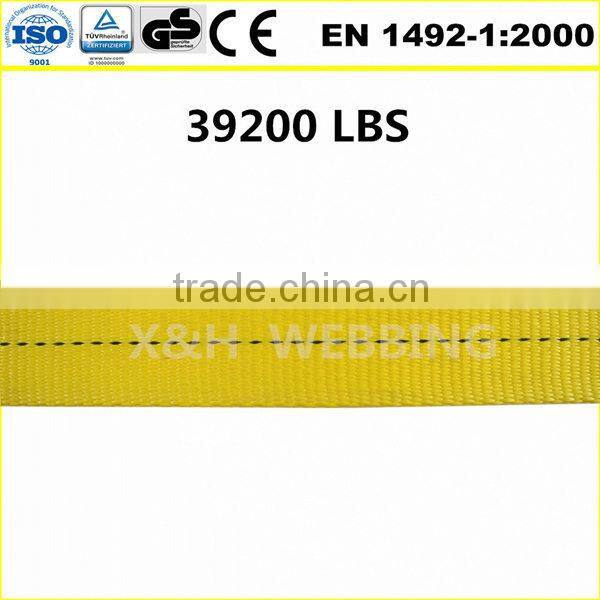 4T double flat polyester lift sling