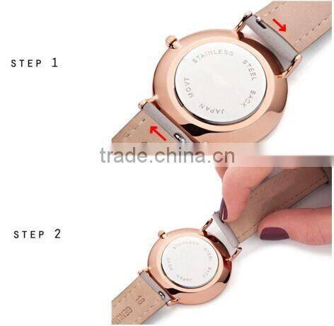 2016 New Arrive Black Gift Fashion Custom Face Wrist Watch Man