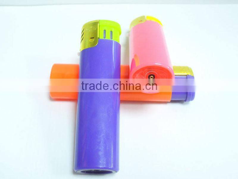 china wholesale round design electronic windproof gas refillable lighter