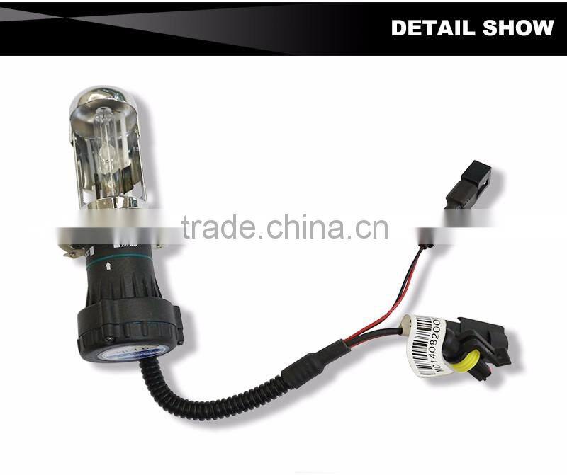 Moderncar China manufacturer 6000k 8000k HID H4 Hi/Lo bulb 35W 12V HID Xenon Bulb