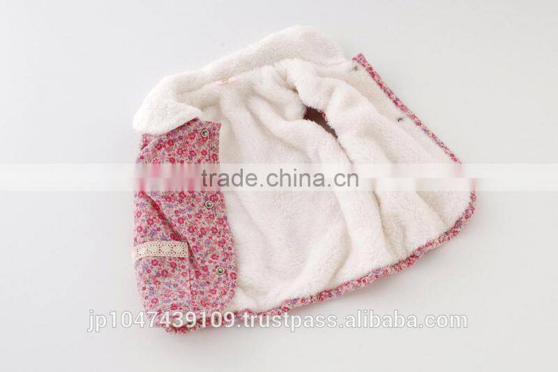 Japanese wholesale products high quality cute cheap baby winter clothes vest for girl