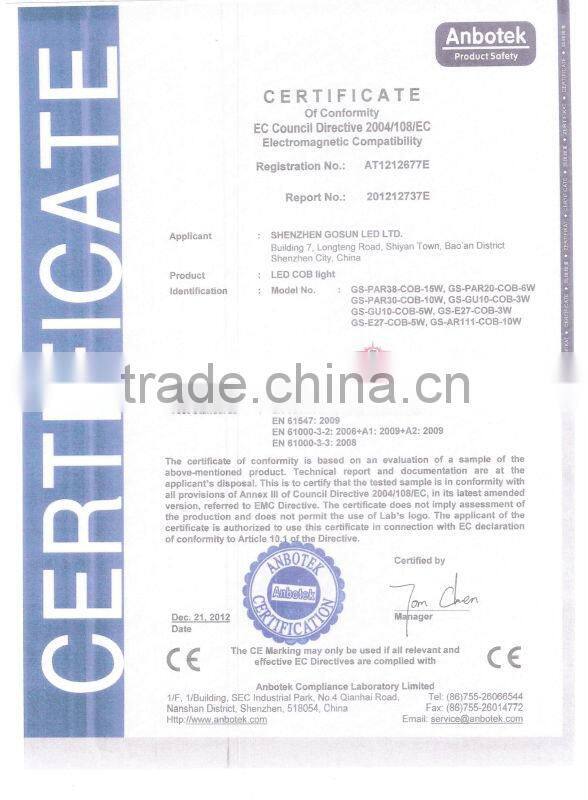 5400lm 50W cob led track light