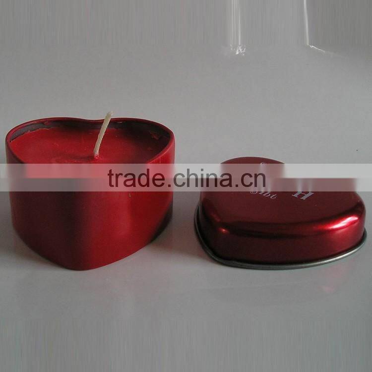 High quality 100% soy wax metal tin for candle