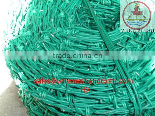 12#*14# Double twisted hot dipped galvanized barbed wire coil