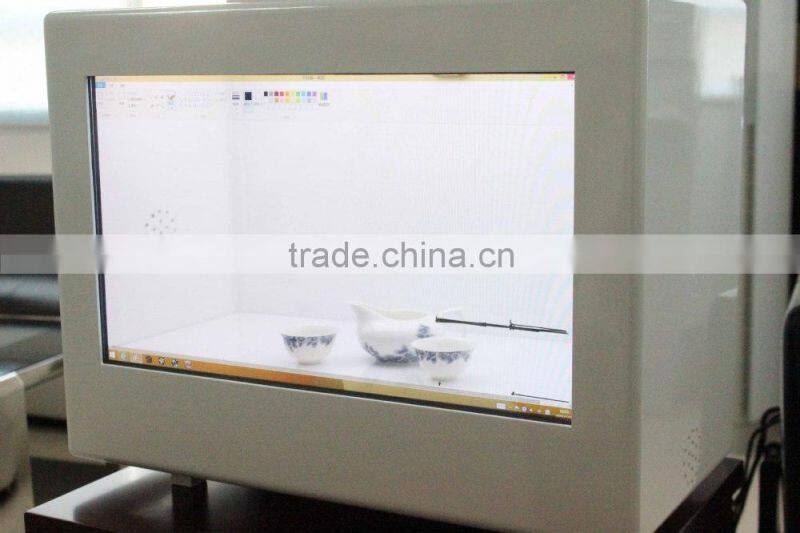 transparent LCD showcase box | touch showcase display