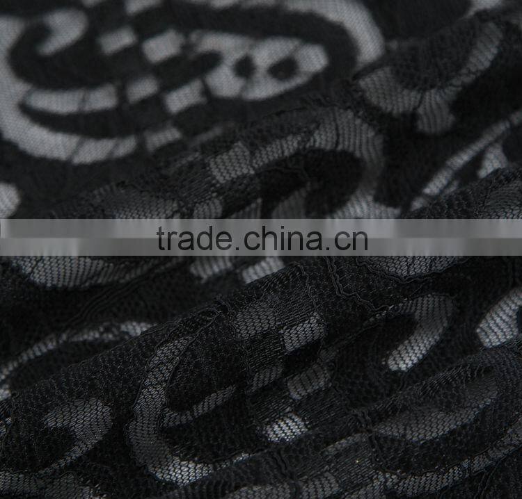 factory in stock indian lace embroidery eyelash lace fabric for dress