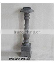 Antique Gold Metal Crown Candle Holder