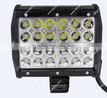 72w LED Driving Light Bar 4x4 LED Light Bars 6.5 inch Cre e Offroad LED Light Bars