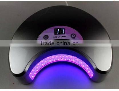 36W /18W/12W Wholesale cheap pink color CCFL LED UV nail lamp led gel nail polish dryer lamp with CE certificated