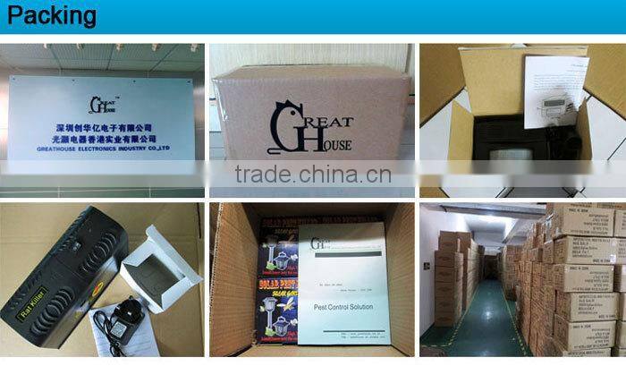 Hot sell waterproof solar bird repeller wholesale scare birds light repeller GH-192C