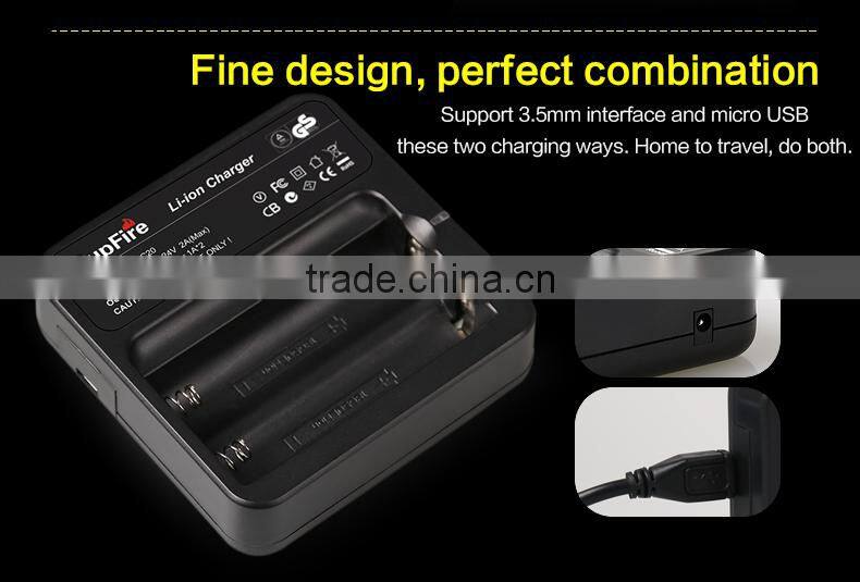 SupFire Intelligent double 18650 battery charger