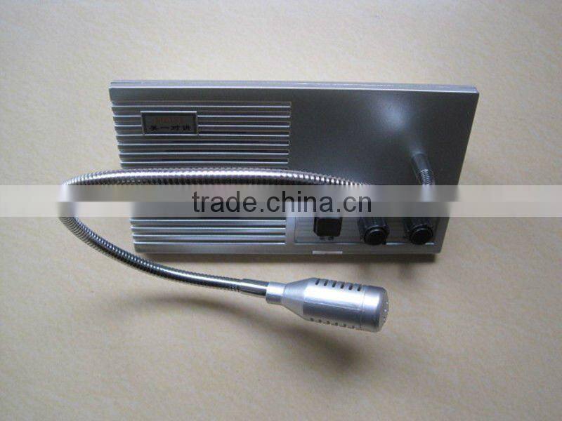 In time delivery bank window intercom (CE certificate E-320)