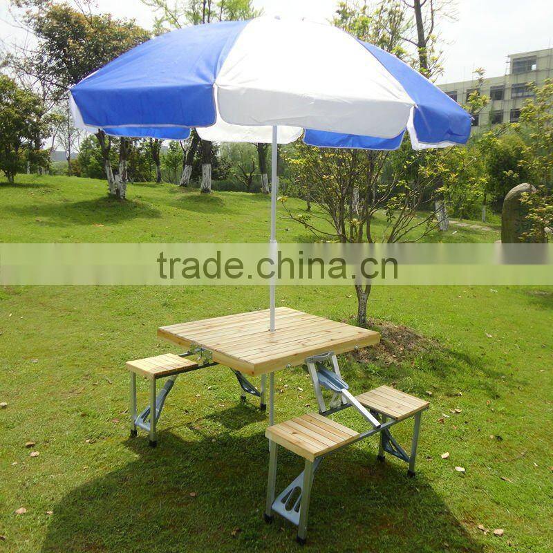 outdoor wooden folding table sets