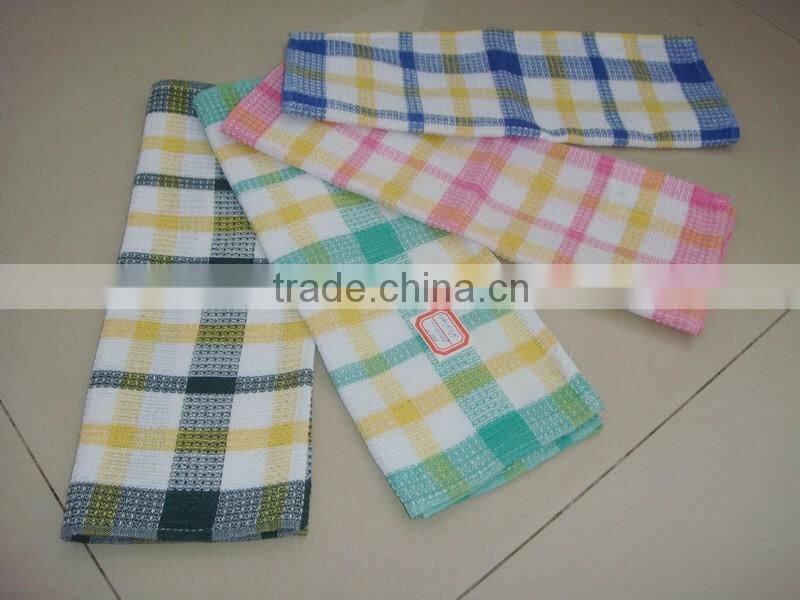 plain cotton linen tea towel dish towel factory price good quality