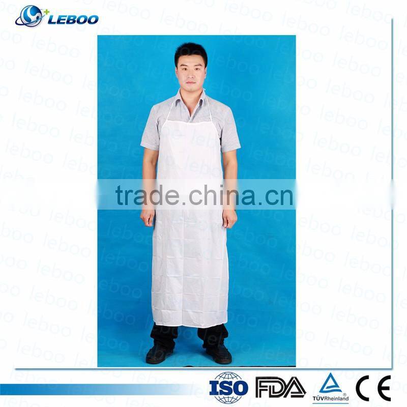 High quality disposable PVC Apron used in food industrial